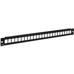 Pulsar Rap-rj45 24-port Patch Panel 19" Μαυρο Keystones
