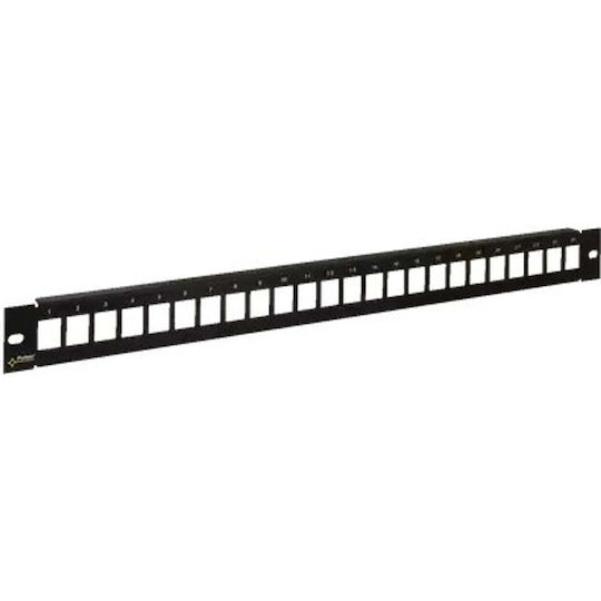 Pulsar Rap-rj45 24-Port Patchpanel 19" Schwarz Keystone
