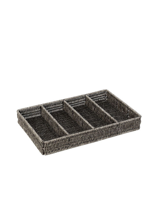 Espiel Διακοσμητικός Δίσκος Korbweide Rechteckig 40x26x5.5cm 1Stück
