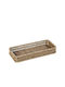 Espiel Wicker Rectangular Decorative Tray 29x14x4cm