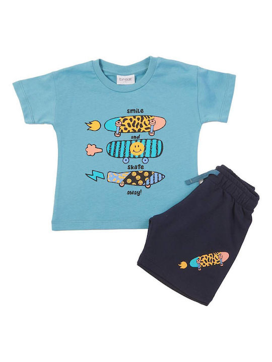 Trax Kids Set with Turquoise Shorts 2 Pieces