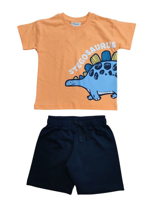 Trax Kinder-Set mit Shorts Sommer 2Stück Orange