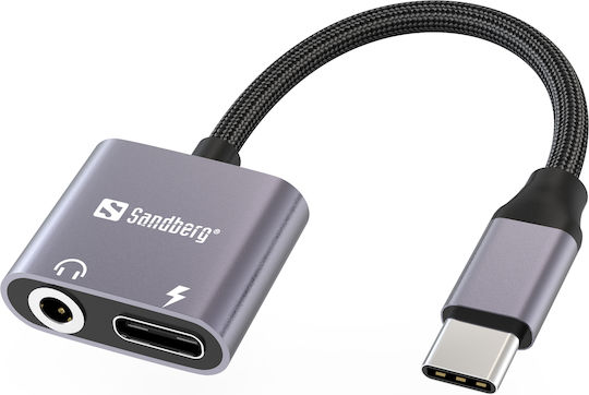 Sandberg Converter USB-C male to USB-C female 1pcs (136-67)