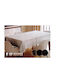 VS Home Tablecloth Stain Resistant Solid with Border 160x220cm