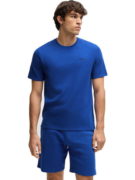 Boss T-shirt Μπλέ Ρουα
