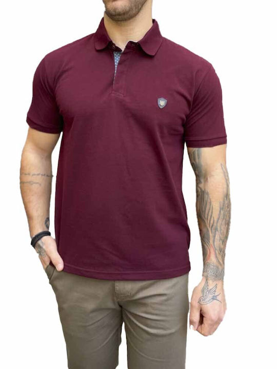 Everbest Polo Bluză cu mânecă scurtă Burgundy