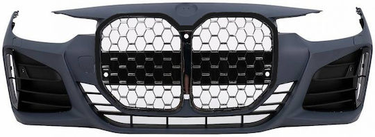Front Bumper 3 F30/F31 11-19 G20 G80 M Look Black Chrome
