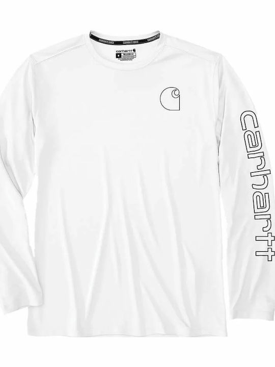 Carhartt Force Sun Defender T-shirt Λευκή