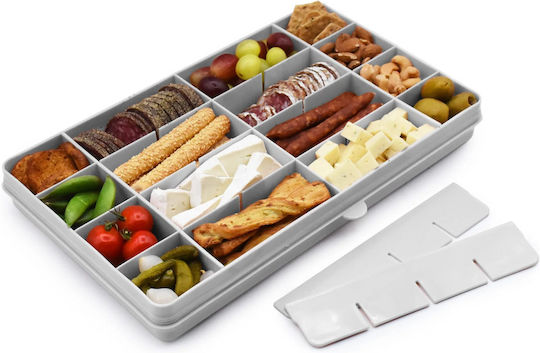 Melii Snackle Box Xl Пластмасово детско контейнерче за храна Сив