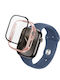 Carcasă cu film încorporat Imak pentru Apple Watch Series 10 46mm Rose Gold