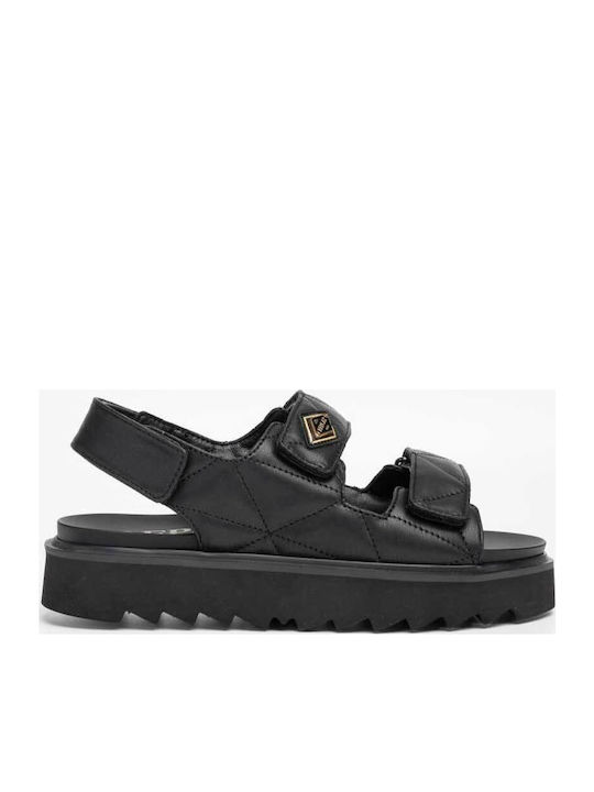 New Alicante Women's Flat Sandals in Black Color