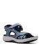 Mira Bay Women's Flat Sandals Sporty in Blue Color