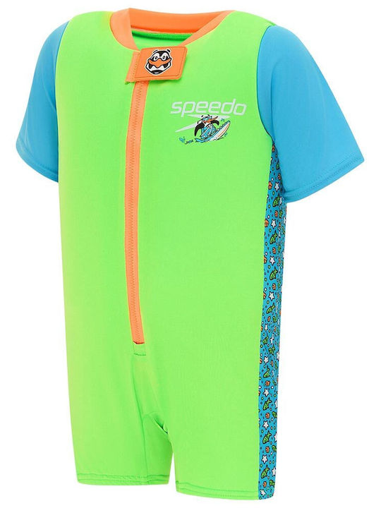 Speedo Printed Kinder Badeanzug Einteilig Grün