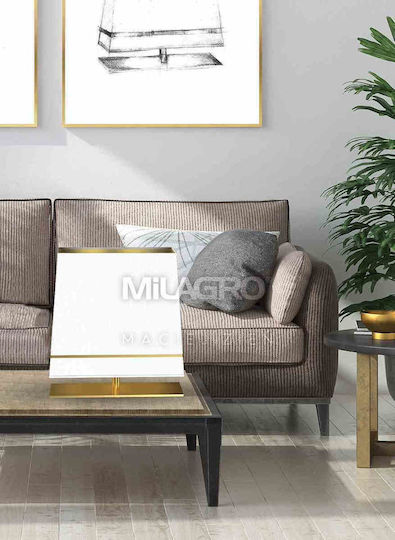 Eko Light Πορτατίφ για Ντουί E27 με Μαύρο Καπέλο και Βάση