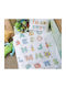 Nef-Nef Homeware Blanket Nursery Swaddling Blankets Alphabet Monster Waffle White 80x110cm