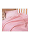 Nef-Nef Homeware Κουβέρτα Κούνιας Wings Of Joy Πικέ Ροζ 110x150εκ.