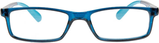 Women's Reading Glasses +3.00 in Blue color 8779