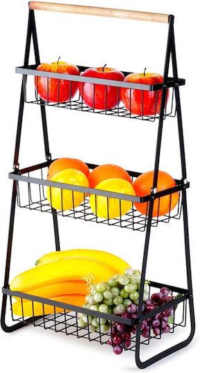 Vilde Obstschale Metallisch Schwarz