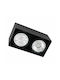 Eko Light Spot Încorporat cu Soclu GU10 Negru 1buc