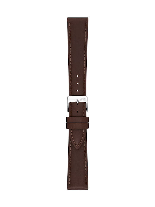 Morellato Grafic Lederriemen Braun 21mm