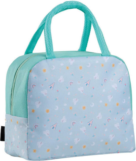 Kentia Kounelito School Insulated Hand Lunch Bag Light Blue 19 x 13 x 23cm