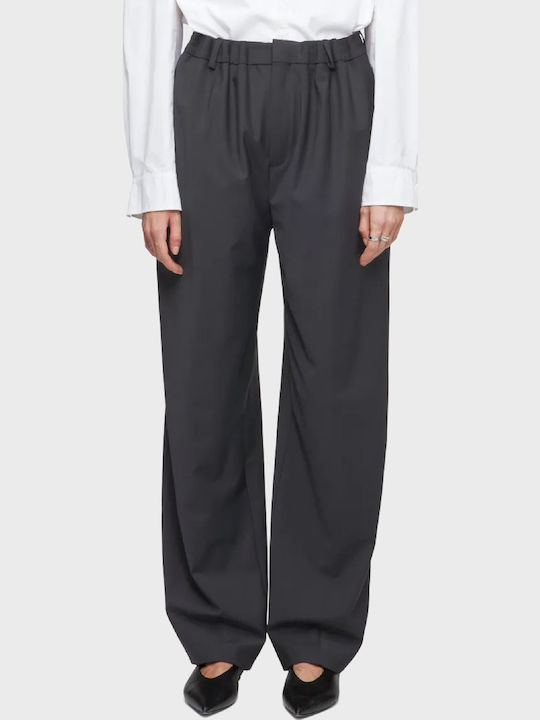 Damen Stoff Hose Black