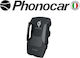 Phonocar Car Mobile Mount with Adjustable Hooks and Wireless Charging Black