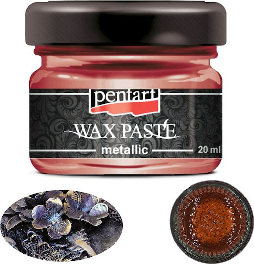 Metallic Wax Paste Pentart Fiery Gold Glossy Covering Decoration 20ml