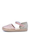 Kids Espradrilles with Hoop & Loop Closure Pink