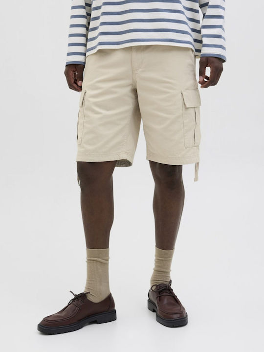 Jack & Jones Men's Cargo Shorts Moonbeam