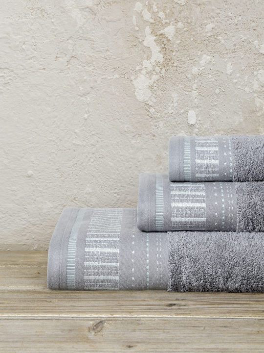 Kocoon 3-tlg. Set Badetücher Ekar Gray Gewicht 450gr/m²