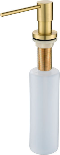 Helika Εντοιχιζόμενο Dispenser Πλαστικό Χρυσό 350ml