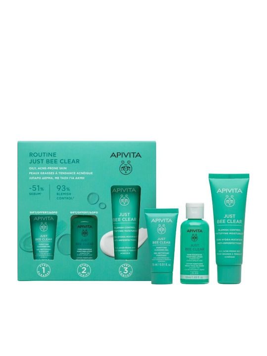 Apivita Routine Just Bee Clear Set Îngrijire pentru Hidratare Apivita Routine Just Bee Clear Set Îngrijire pentru Hidratare