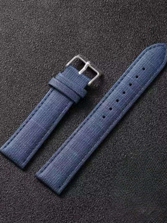 Riemen aus Stoff Blau 20mm