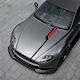Self-Adhesive Tuning Sticker Set In Two Colours Model "Hood Stripes V3" Size 130 X 10 Cm Colour Black + Red