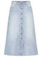 Φούστα Light Blue Washed