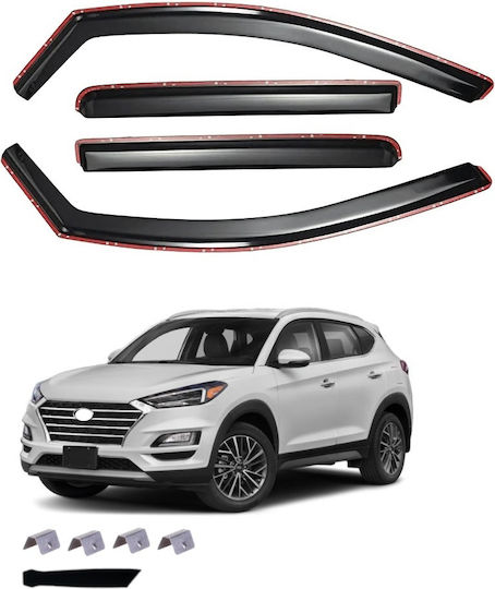 Satz Windabweiser Vordere und Hintere für Hyundai Tucson 4Stück