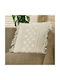 Whitegg Decorative Pillow Case D0324 in 100% Cotton Ecru 45x45cm