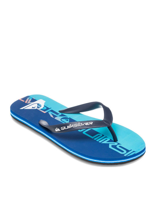 Molokai Art Men's Flip Flops Blue