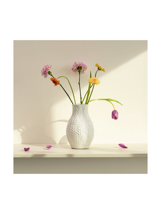Homla Decorative Vase Ceramic Natto White 15xY24cm