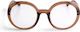 Looplabb Ochelari de citit +2.00 în culoarea Maro