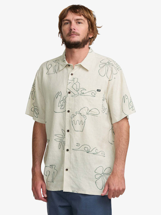 Together Short-sleeved Linen Shirt Chino