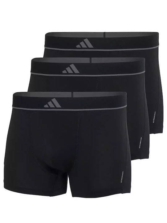 adidas Flex Herren Boxershorts Schwarz 3Packung