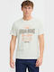 T-shirt Εκρου