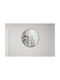 Wall Mirror with Black Metallic Frame Diameter 57.5cm 1pcs