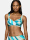 Summer Mix & Match Bikini Sutien Animal Print White, Pistachio, Petrol