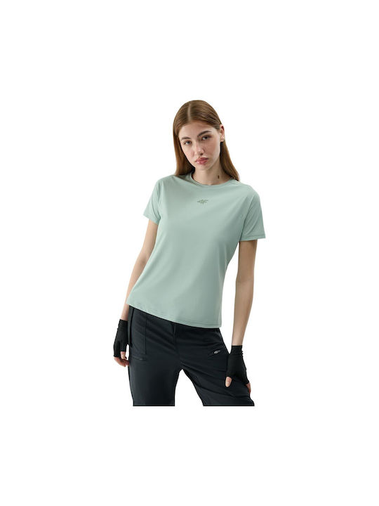 4F Tricou De Ciclism Pentru Femei Cu Mâneci Scurte Road Bike Turcoaz