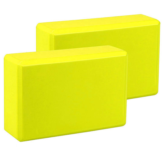 Yogablock in Gelb Farbe