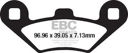 Ebc Sfac650 Carbon Scooter Brake Pads Set 1 Disc Ebc Sfac650 Carbon Scooter Brake Pads Set 1 Disc