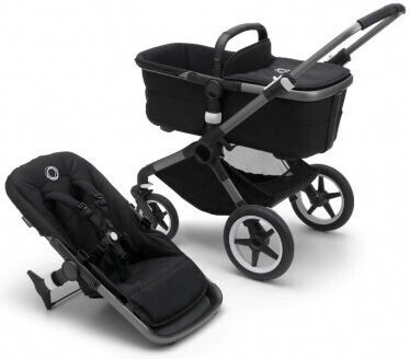 Bugaboo Fox 3 Ρυθμιζόμενο Καρότσι Μωρού Base Graphite - Midnight Black